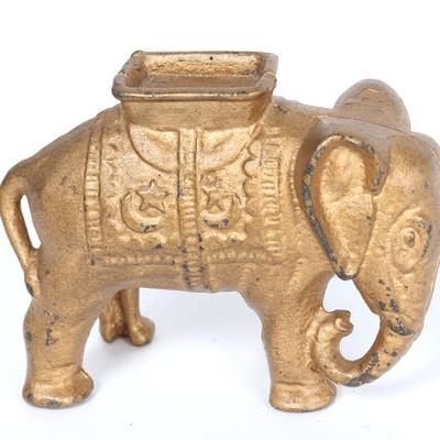 Sale Photo Thumbnail #176: Lot 175 elephant with howdah circa 1910 1930s