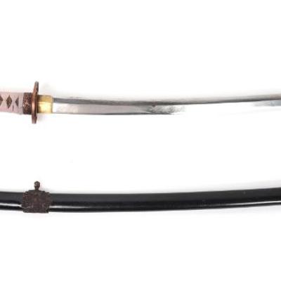 Sale Photo Thumbnail #11: Lot 10 vintage japanese style samurai sword wscabbard