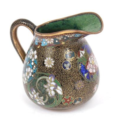 Sale Photo Thumbnail #289: Lot 288 japanese miniature cloisonne creamer