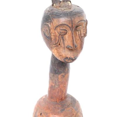 Sale Photo Thumbnail #74: Lot 73 african horned helmet crest idoma peoples