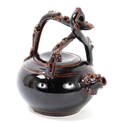 Sale Photo Thumbnail #413: Lot 413 chinese porcelain brown glazed teapot