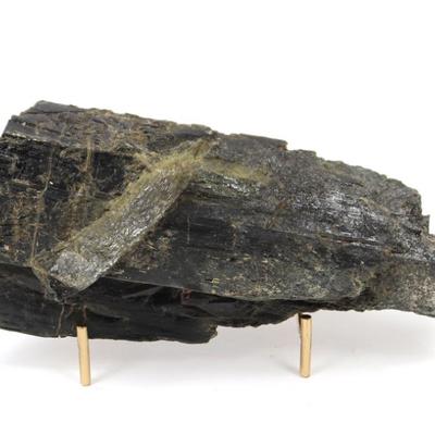 Sale Photo Thumbnail #227: Lot 226 wonderful section of raw black tourmaline