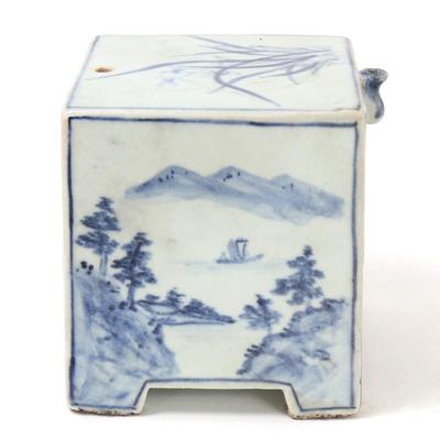 Sale Photo Thumbnail #286: Lot 285 beautiful large korean blue white water dropper