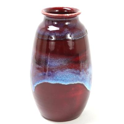 Sale Photo Thumbnail #362: Lot 362 chinese flambe glazed porcelain vase