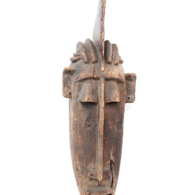 Sale Photo Thumbnail #451: Lot 451 handsome wood carved african dance mask