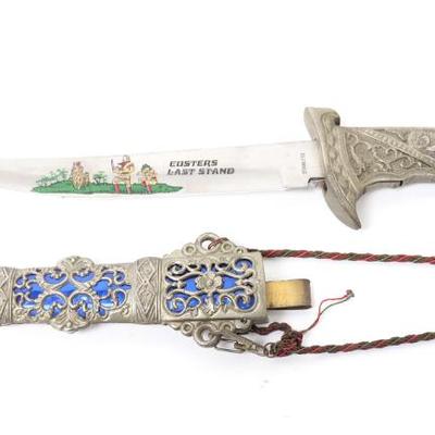 Sale Photo Thumbnail #15: Lot 14 custers last stand commemorative knife