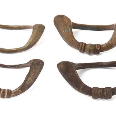 Sale Photo Thumbnail #149: Lot 148 group lot of four african ankletscurrency