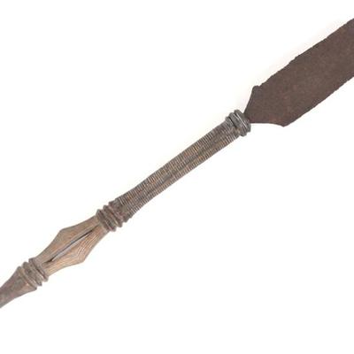 Sale Photo Thumbnail #37: Lot 36 congo long handle ceremonial sword