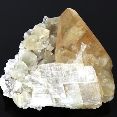 Sale Photo Thumbnail #219: Lot 218 gorgeous calcite carbonite mineral specimen