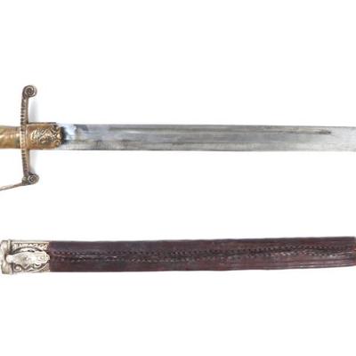 Sale Photo Thumbnail #41: Lot 40 early argentinian gaucho sword scabbard