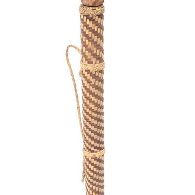 Sale Photo Thumbnail #440: Lot 440 unique vintage filipino bamboo rattan quiver