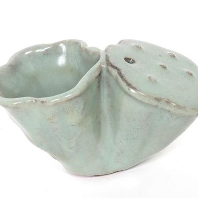 Sale Photo Thumbnail #411: Lot 411 chinese celadon glazed flower water dropper