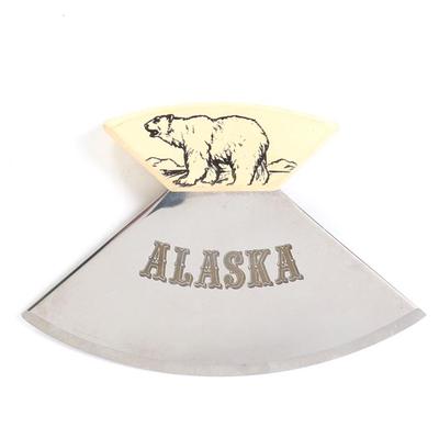 Sale Photo Thumbnail #16: Lot 15 alaskan ulu knife