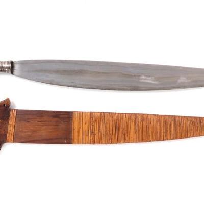 Sale Photo Thumbnail #30: Lot 29 philippines barong sword w scabbard