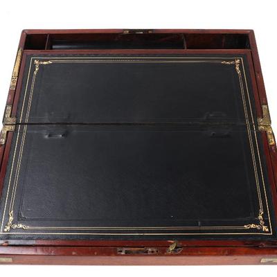 Sale Photo Thumbnail #58: Lot 57 folding sloped desk 19th c.