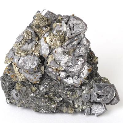 Sale Photo Thumbnail #218: Lot 217 wonderful pyrite on galena