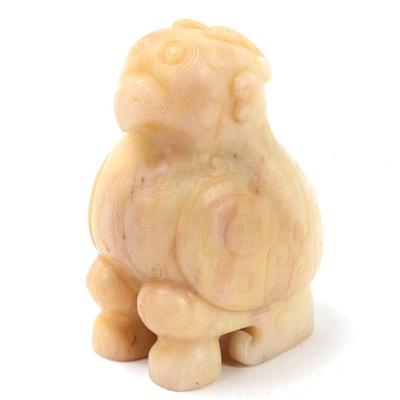 Sale Photo Thumbnail #304: Lot 303 chinese hardstone bird figurine