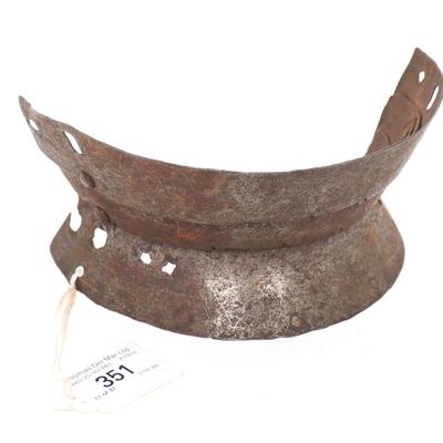 Sale Photo Thumbnail #68: Lot 67 european lame element of armor 16th c.