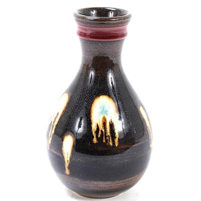 Sale Photo Thumbnail #348: Lot 347 beautiful studio pottery vase signed
