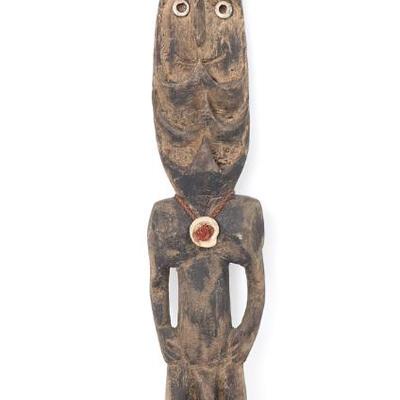 Sale Photo Thumbnail #433: Lot 433 tall png painted wood spirit figure