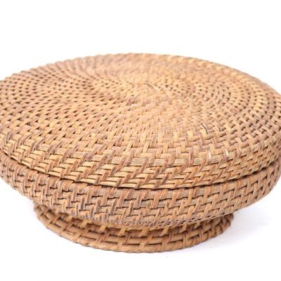Sale Photo Thumbnail #443: Lot 443 philippines rattan woven storage basket