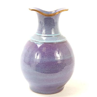 Sale Photo Thumbnail #351: Lot 350 chinese blue purple glazed vase