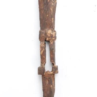 Sale Photo Thumbnail #468: Lot 468 19th c dayak guardian figure
