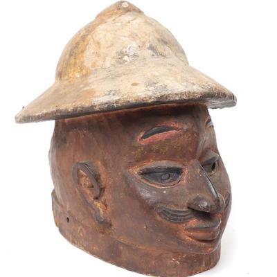 Sale Photo Thumbnail #452: Lot 452 gelede helmet mask yoruba peoples