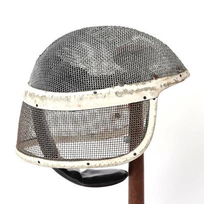 Sale Photo Thumbnail #59: Lot 58 fencing mask helmet