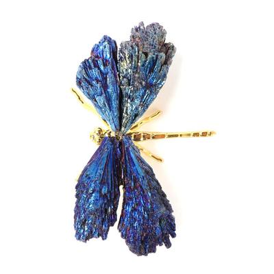 Sale Photo Thumbnail #201: Lot 200 beautiful bright blue tourmaline dragonfly