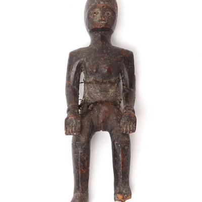 Sale Photo Thumbnail #482: Lot 482 wood carved female ancestor figure