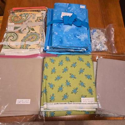 Cool Toned Patterned Fabric 