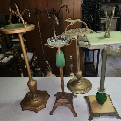 Sale Photo Thumbnail #42: Antique ashtray stands