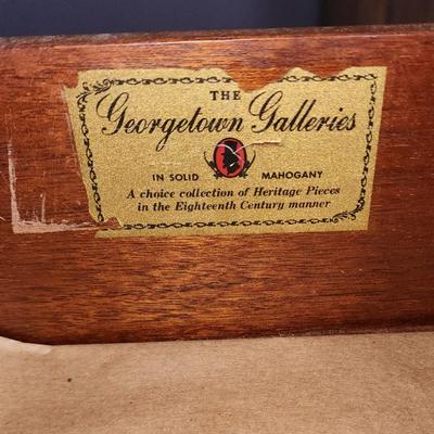 Sale Photo Thumbnail #64: Antique Georgetown Galleries mahogany furniture