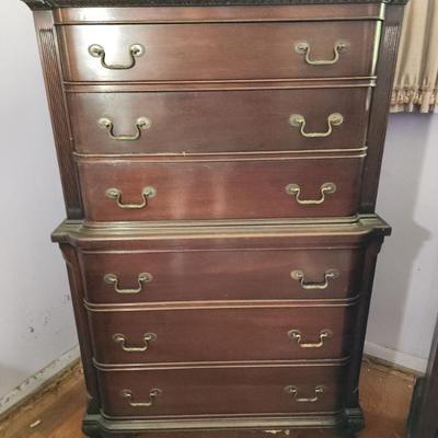 Sale Photo Thumbnail #9: Antique Georgetown Galleries mahogany furniture