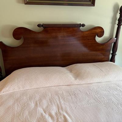 Antique Wooden Poster Bed