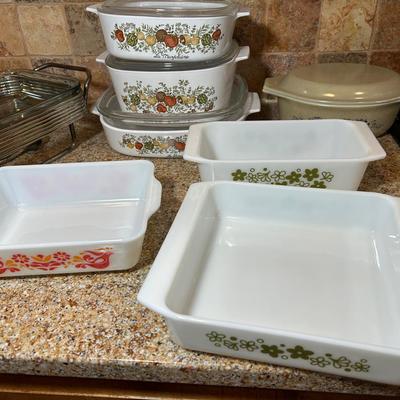 Group Of Vintage Pyrex And Corning Ware