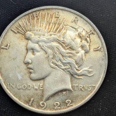 1922 Silver Peace Dollar