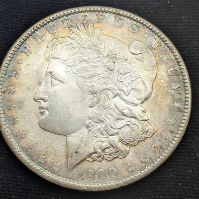 1890 Morgan Silver Dollar
