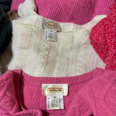Lot Of Women’s Sweaters - Mostly Talbots Med  