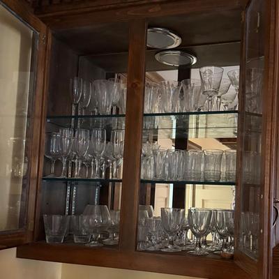 Entire Cabinet Of Barware 