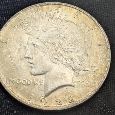 1922 Silver Peace Dollar