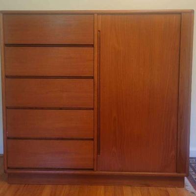 Mid-Century Modern Teak Dresser by Interform Collection