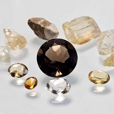Smoky Quartz, Citrine, & Other Brazilian Stones
