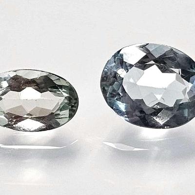 Light Blue And Light Green Gemstones From Brazil