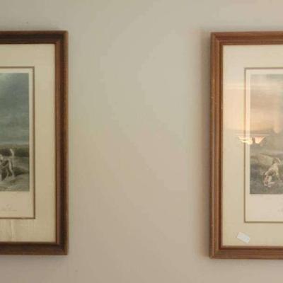 Hunt Scene Prints by W & H. Barraud