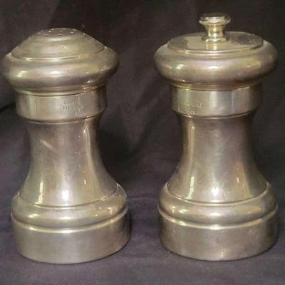 Vintage Sterling Silver Salt and Pepper Mills