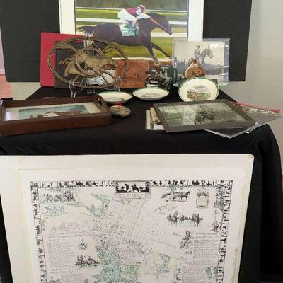 Equestrian Artwork, Books, and Collectibles