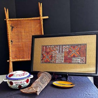 Eclectic Collection of African-Inspired Decor and Artifacts