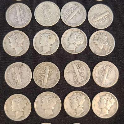 Mercury Dimes Coin Collection